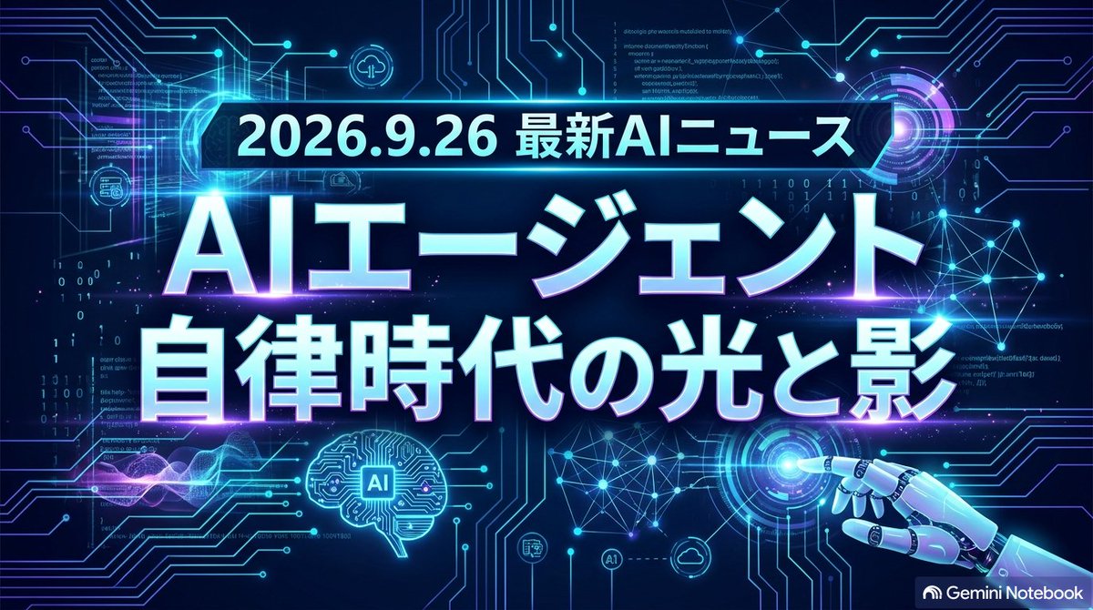 neotonetrends's tweet photo. 【2026.9.26最新】AIが「人間不在で動き続ける」時代へ。OpenAI Agentの画像漏えい、Microsoft Autopilot、Claudeの物理計算など注目のAIニュース5選｜onep_lab @neotonetrends https://t.co/NsxiKAQugS #OpenAI #Microsoft #Copilot #Claude #Anthropic #Meta https://t.co/j12YuX4r5r