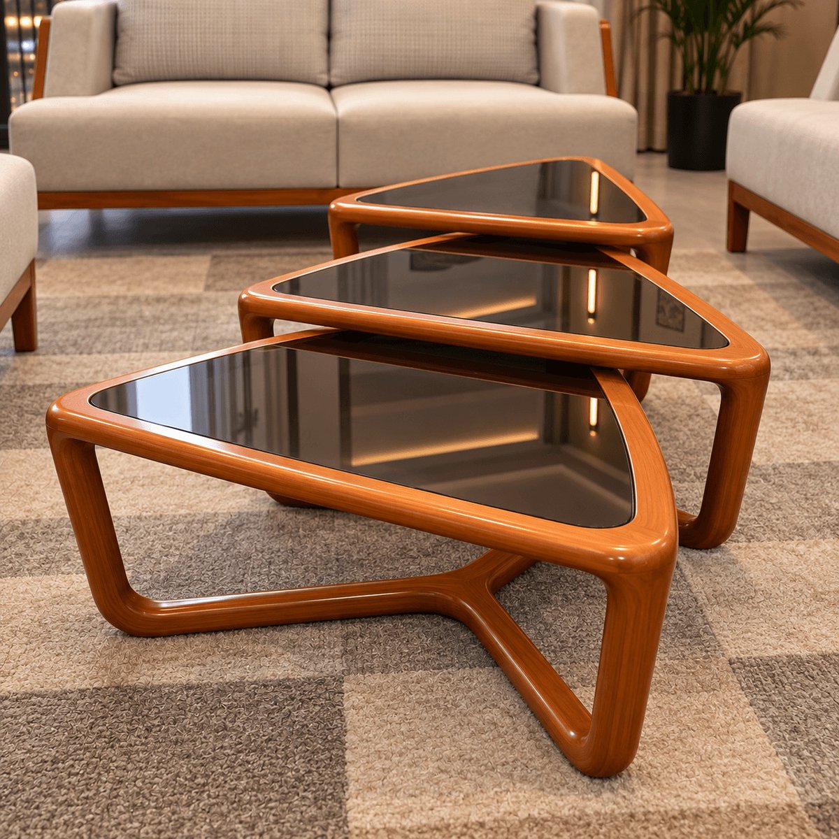 RobbieLakelem's tweet photo. Modern elegance meets comfort. Transform your living room with this handcrafted wooden sofa set, featuring premium upholstery and unique designer center tables. Durable, stylish, and perfect for modern homes. https://t.co/zujZfyb2xr