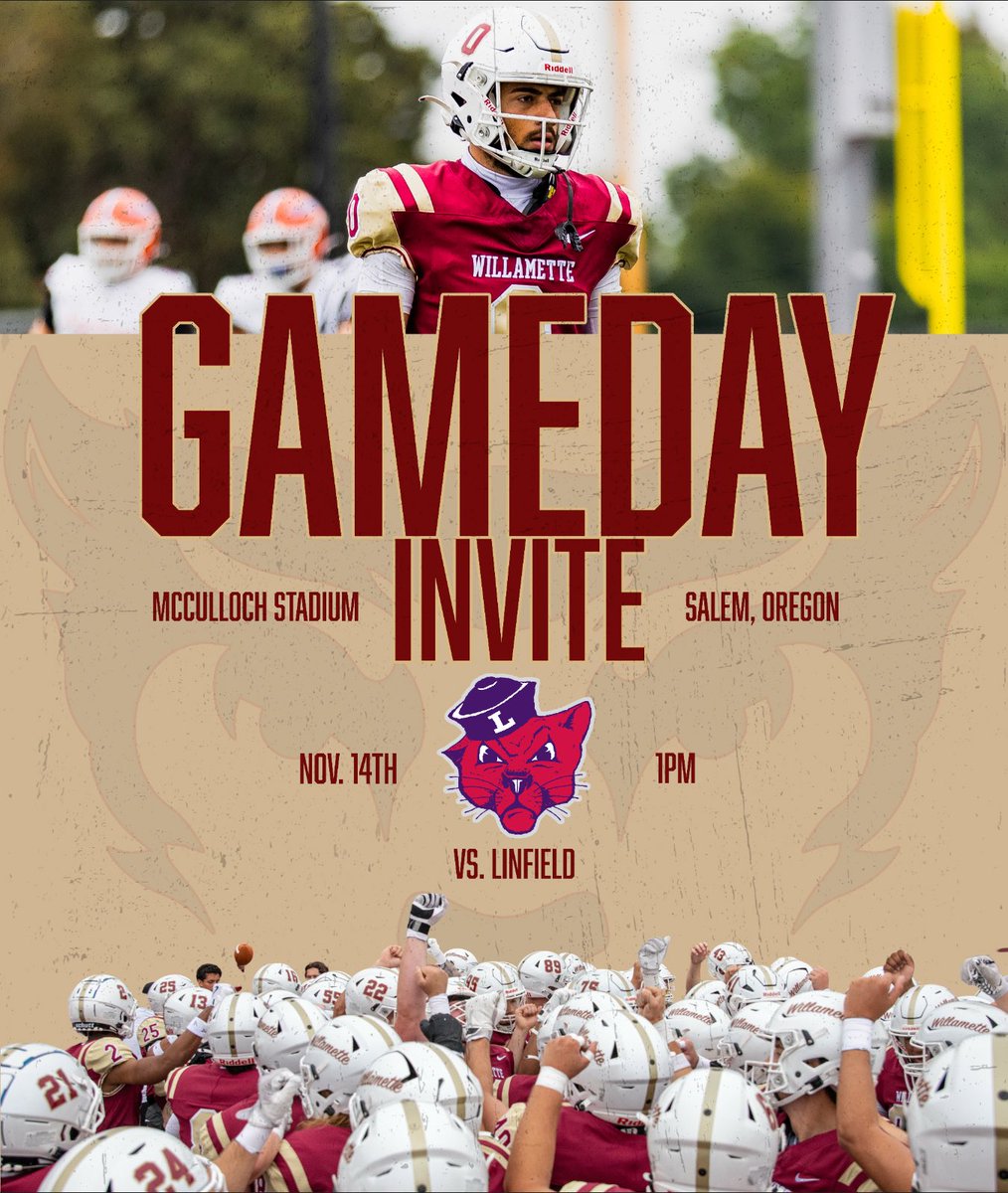 asher_bakker's tweet photo. Thank you @Rude_WUBearcats for the game day invite! @WillametteFB https://t.co/RFhYM4Jlwo