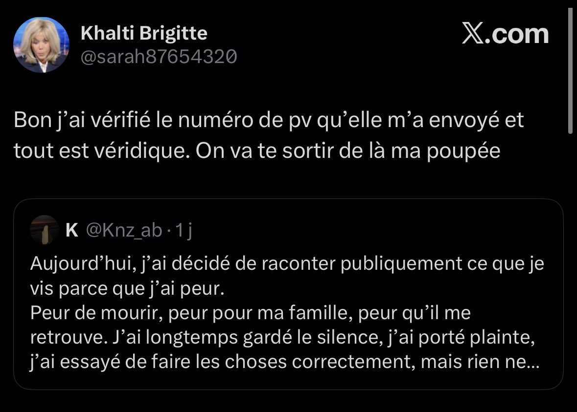ilyescanor69's tweet photo. @minaya75 vous trouvez juste un moyen d’être mauvais cousine si t’es proche de ton argent c’est pg mais salis pas une femme en détresse https://t.co/tk4GfciC6V