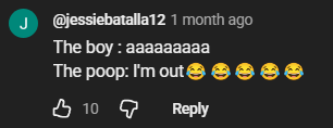 Healing67Kid's tweet photo. The boy : aaaaaaaaa 
The poop: l'm out😂😂😂😂😂 https://t.co/y1vkU6hyvv