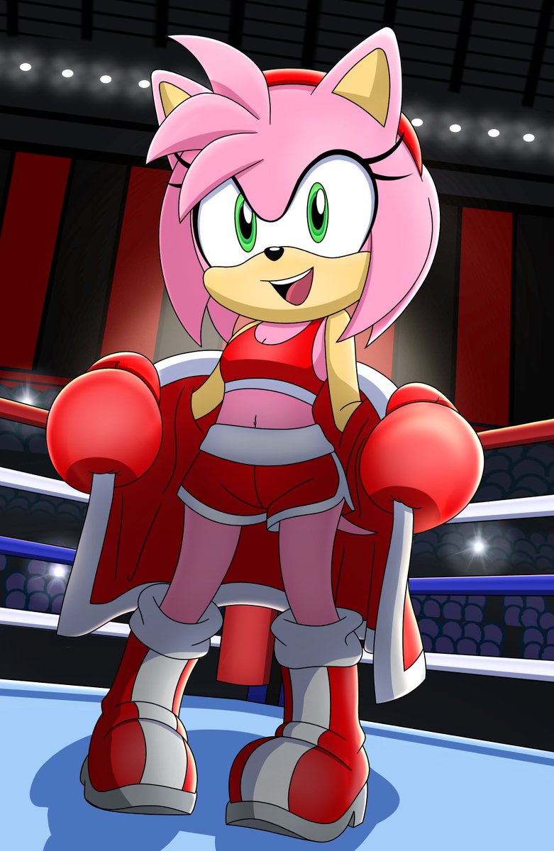 ToyminatorTV's tweet photo. I may not be the biggest Amy fan and I'm also a little late v:

But happy birthday to the series' canonical boxer xd https://t.co/1X9kWXpLnV