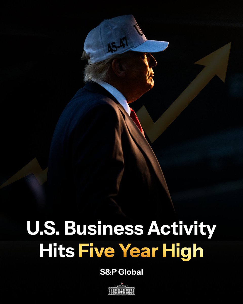 JenWrigth44364's tweet photo. "MORE ORDERS, MORE OUTPUT, MORE AMERICAN WORKERS BEING HIRED. Manufacturing is growing, Businesses are expanding, and Demand is STRONG." - President Donald J. Trump 🇺🇸 https://t.co/oJk4lugLxP