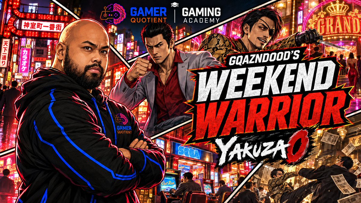 GQGamingAcademy's tweet photo. Before Kazuma Kiryu became a legend, he had to survive the streets of 1988 Japan. 🐉
Tonight, GQAzndood begins Yakuza 0 on Weekend Warrior—street fights, crime drama, karaoke and glorious chaos.
⏰ 8 PM PST
#Yakuza0 #WeekendWarrior https://t.co/HE1NtyoXR2
