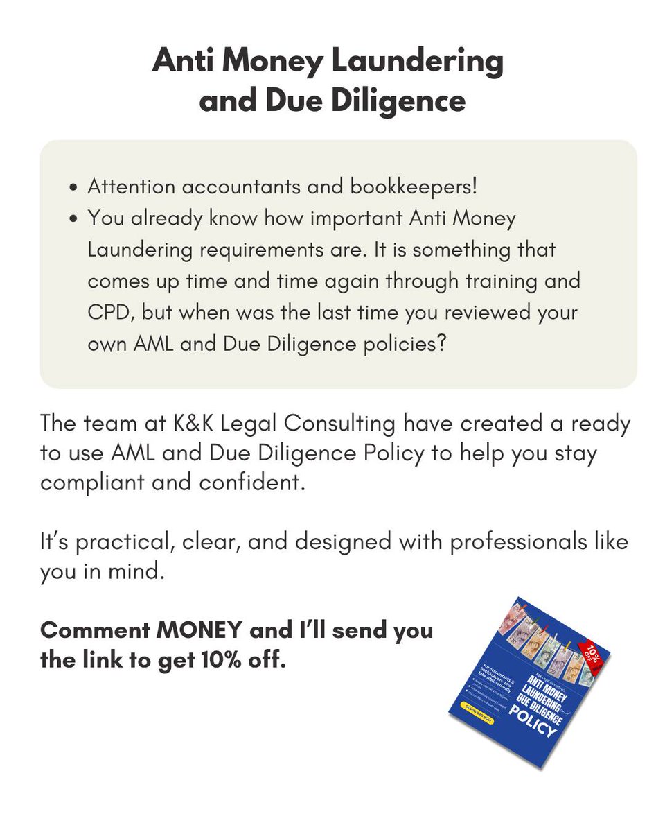 ConradFitzfmu's tweet photo. Need lawyer-written legal documents for your business? K&amp;K Legal Consulting offers 10% off via my affiliate links. Comment MONEY, TAX or B2B for AML, tax or organising documents. I earn commission from qualifying sales. https://t.co/qYhQ7Pc8m0