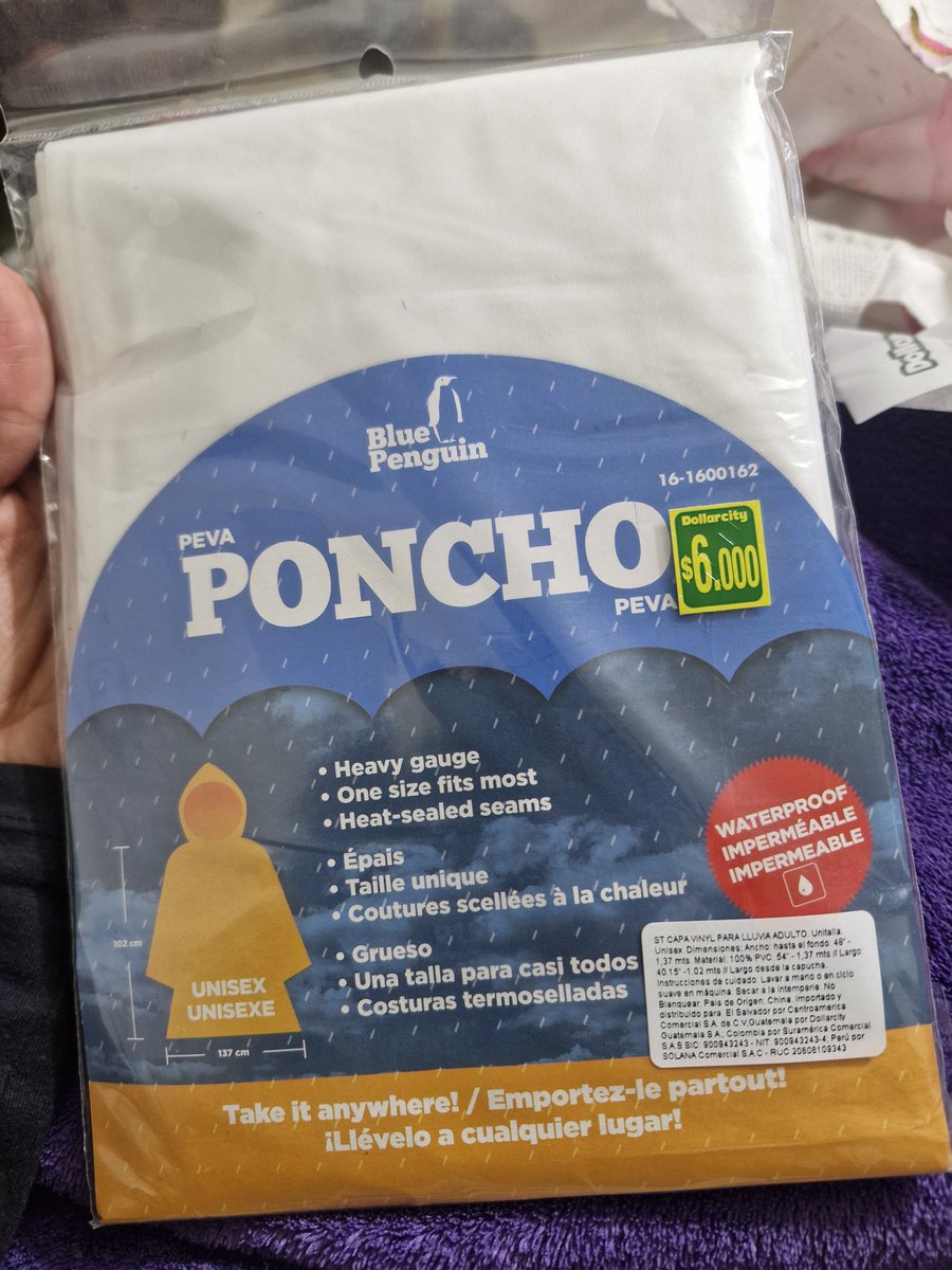 Elimiyy__'s tweet photo. Oigan, con Bogotá no sabemos así que si van a llevar cápita para la lluvia (por si las moscas) en el dollarcity hay unas a 6.000 y otras más gruesas a 14.000

Comprenlas antes, en el Campin les sacan un ojo de la cara después https://t.co/uYH3o5SyRx