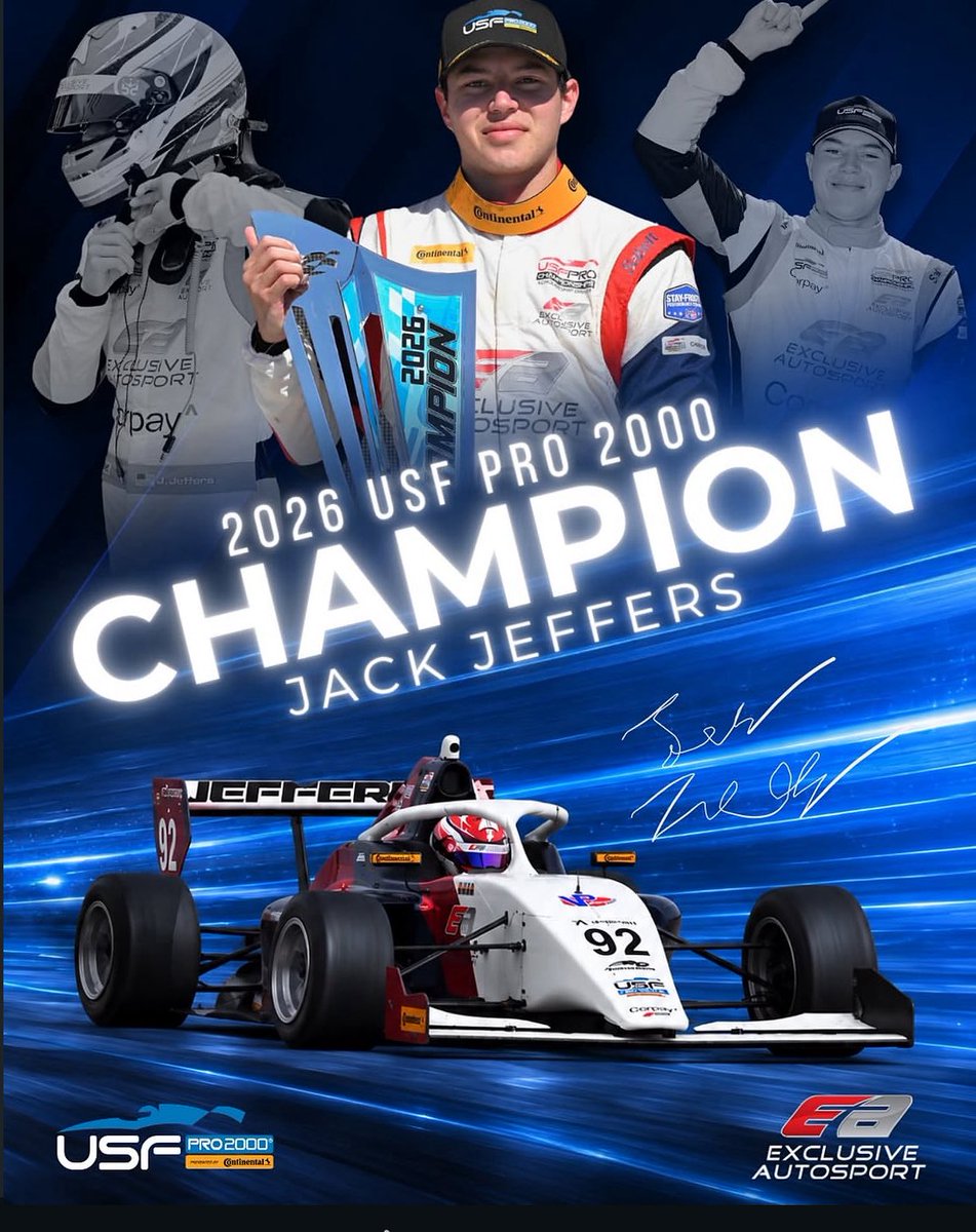 JordiAVZ's tweet photo. La #USF2000 fue ganada por el colombiano Sebastián Garzón 🇨🇴 después de un complicado fin de semana en Markham, y la #USFPro2000 por Jack Jeffers 🇺🇸.
#RoadToIndy https://t.co/M8eqvTsUUW