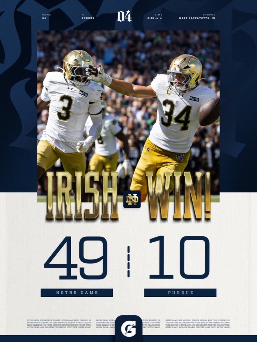 CoachPartridge's tweet photo. Go Irish ☘️ TEAM GLORY https://t.co/ZCGkEDemI0