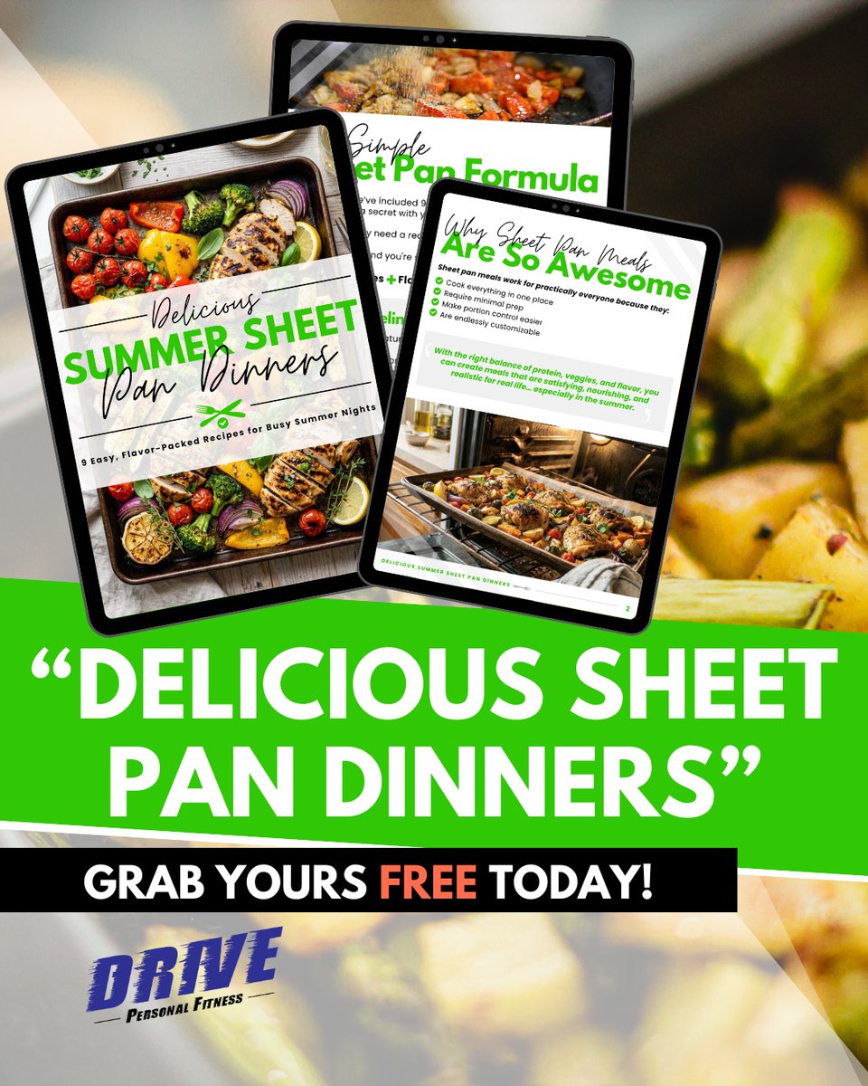 LisbethWhe0c5's tweet photo. Want these sheet-pan recipes? Honey Mustard Chicken Thighs 
Mediterranean Chicken and Veggies 
Turkey Sausage and Veggie Bake 
Tofu and Sesame Veggie Bake 
Lemon Garlic Chicken and Roasted Potatoes

Minimal prep, minimal cleanup, real food. I put https://t.co/fj6oXxYfq1