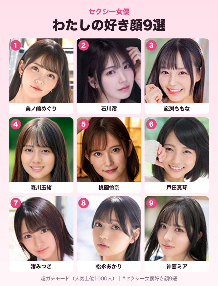 muchsuki's tweet photo. ガチでやりました
わたしのセクシー女優好き顔9選
https://t.co/wMy5nJ2tUG

#セクシー女優好き顔9選 #AV女優好き顔9選 #美ノ嶋めぐり https://t.co/lV8eUtVMSo