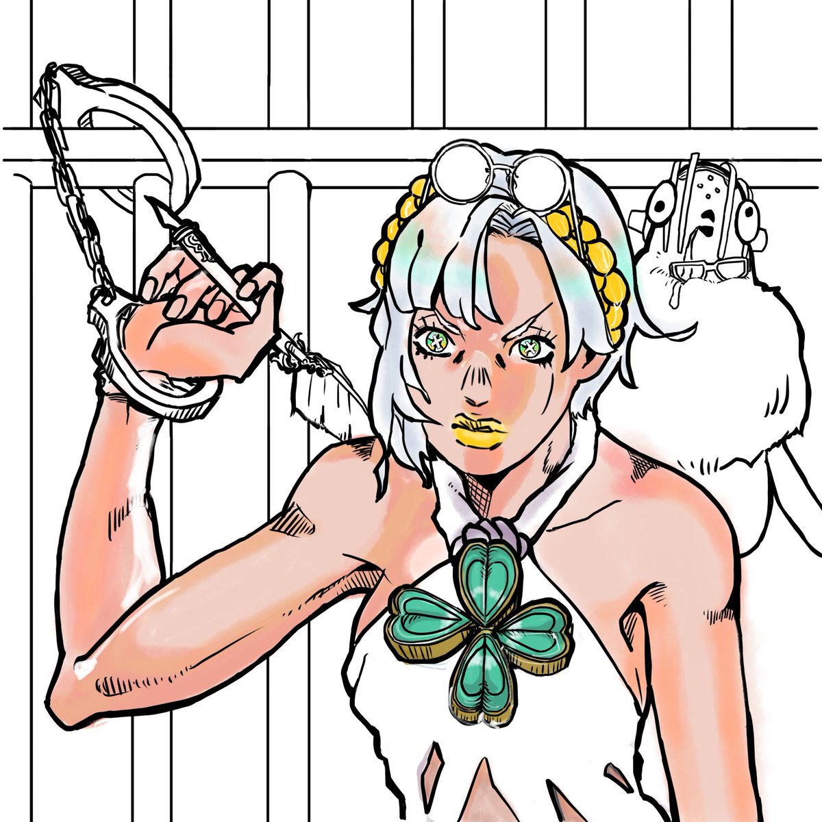 gmjmm_'s tweet photo. wip. Jolyne Paijoh and Paitone free...?? https://t.co/iVZ7Qe0tUH