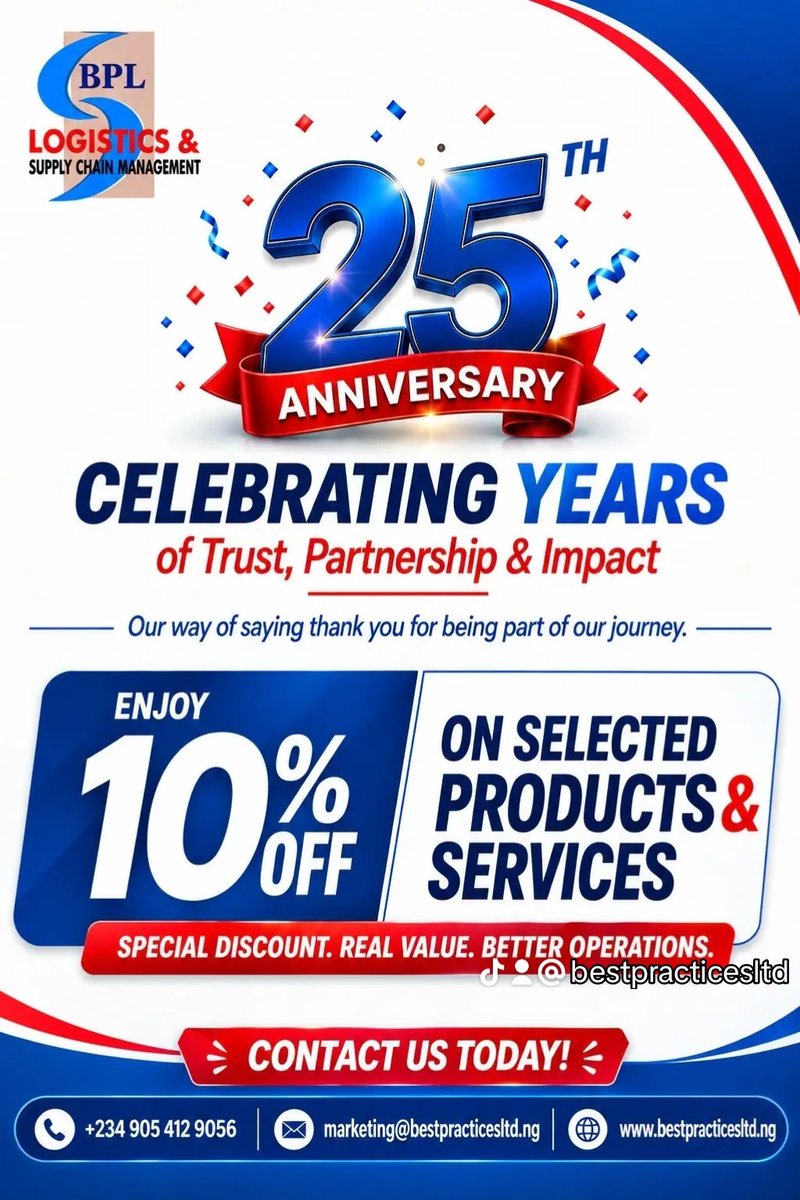 Official_BPL_'s tweet photo. Join us as we celebrate this milestone..... God has helped us thus far and we can't wait for you to share in our joy. 

Grab your 10% now!! 

Follow and contact us through any of our official lines on the flier .👇

#bestpracticeslimited
#25sept
#WayV_HENDERY
#digital https://t.co/Au1nobHuY4