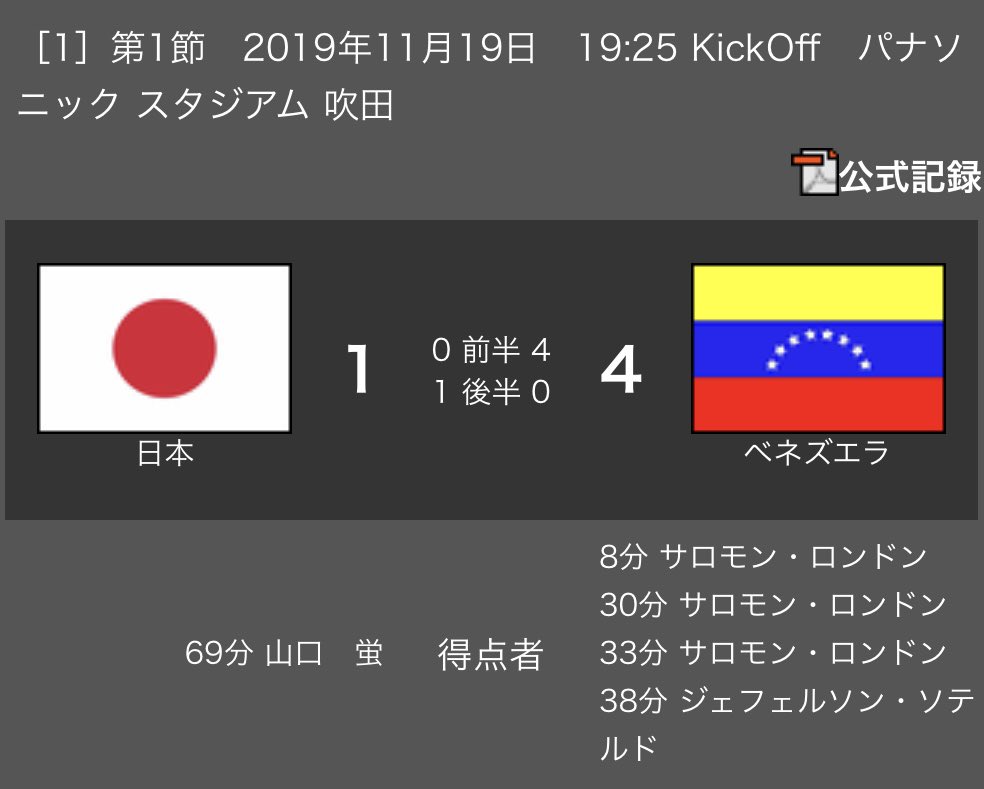 cheche_xyz's tweet photo. 前回ベネズエラと対戦した時は日本ボコボコにされたんだな

今見るとスタメンは国内組が多い https://t.co/1Jih6y6WHx
