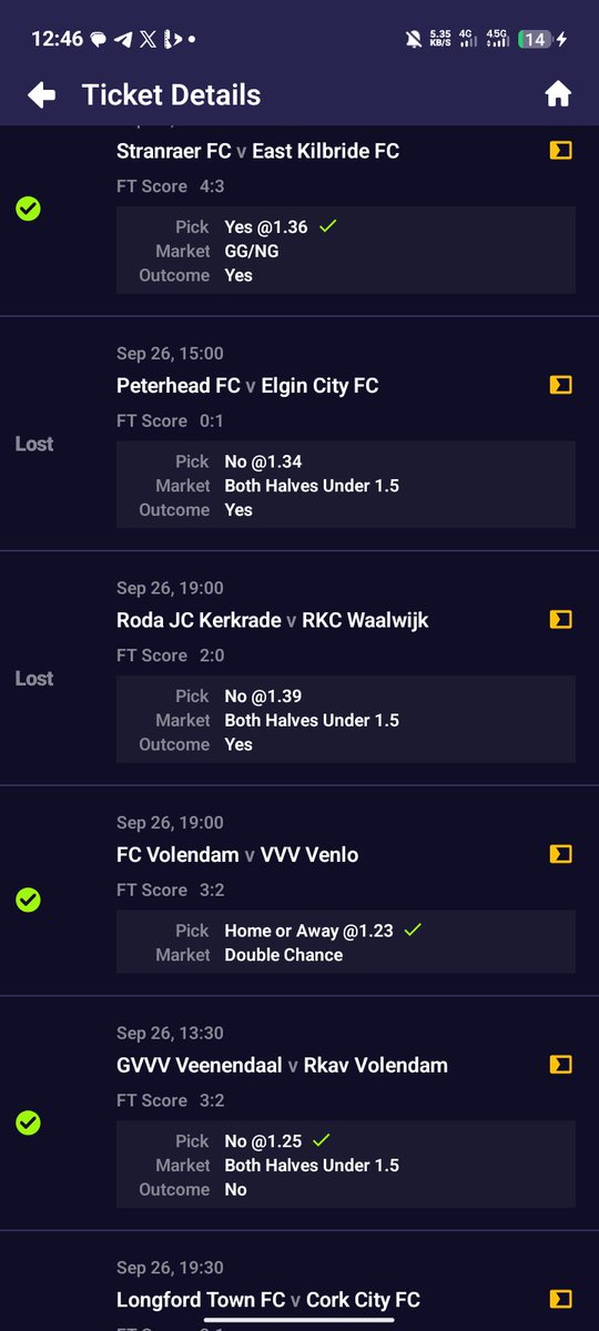 gemin_iman's tweet photo. Cut 2 for both slips💔....my 600 odds https://t.co/F7uiCidT36