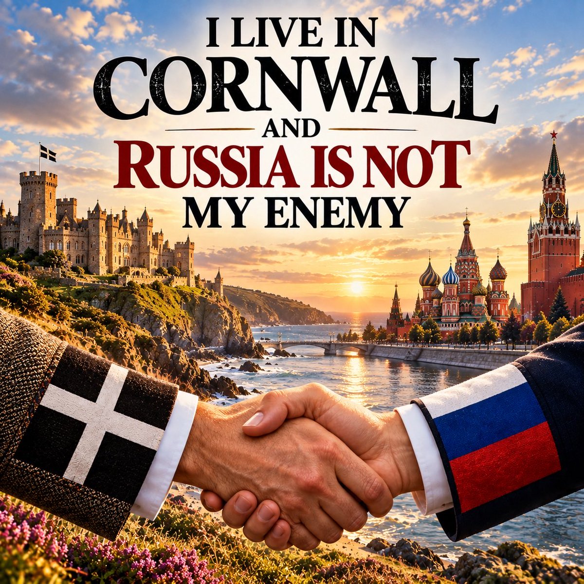 JohnMappin's tweet photo. What If?

What if the Russian People and people in countries all over the world were actually all quite friendly after all and it was just a tiny group of profiteers and international psychopaths creating emnity and making money from war.

What if these people were lying to us all about the other fellow creating fear via their media and creating black propaganda for power and for profit.

It’s an awful thought.  

Personally we prefer to create profit and goodwill from Cornish Pasties and Scones rather than drones.

And make friends not war.   

What do you like to create?

“Blessed are the Peacemakers.”

#SconesNotDrones

@RealCandaceO @kadmitriev 

🎯💯🎯🕊️🕊️🕊️🎯💯🎯
