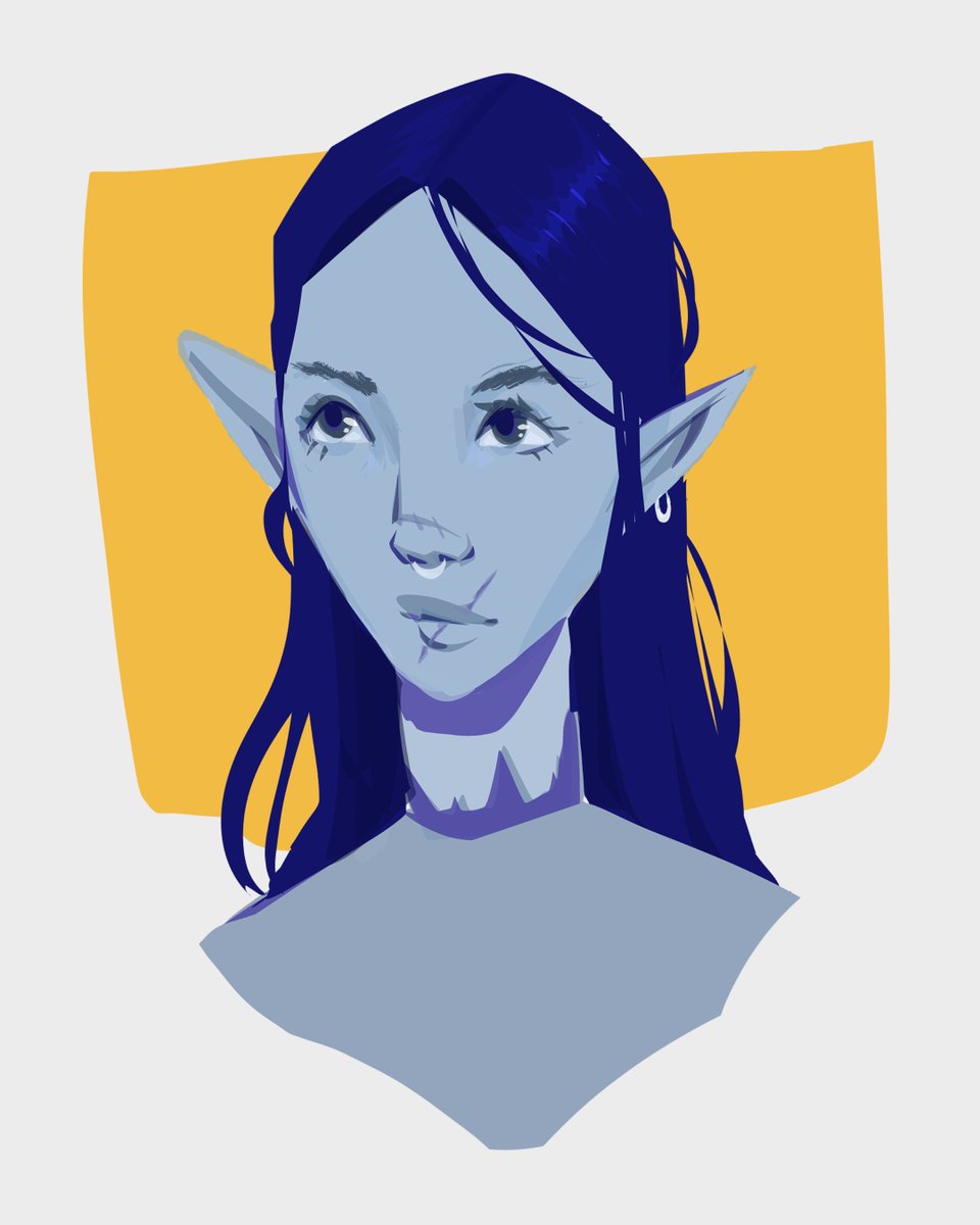 bleo_art's tweet photo. Lasso-only portrait practice 💙✨ Tried building the entire piece using just the lasso tool — super fun way to focus on shapes and values!
#DigitalArt #LassoTool #PortraitArt #ArtPractice #CharacterDesign #ClipStudioPaint https://t.co/KQNYivwTYo