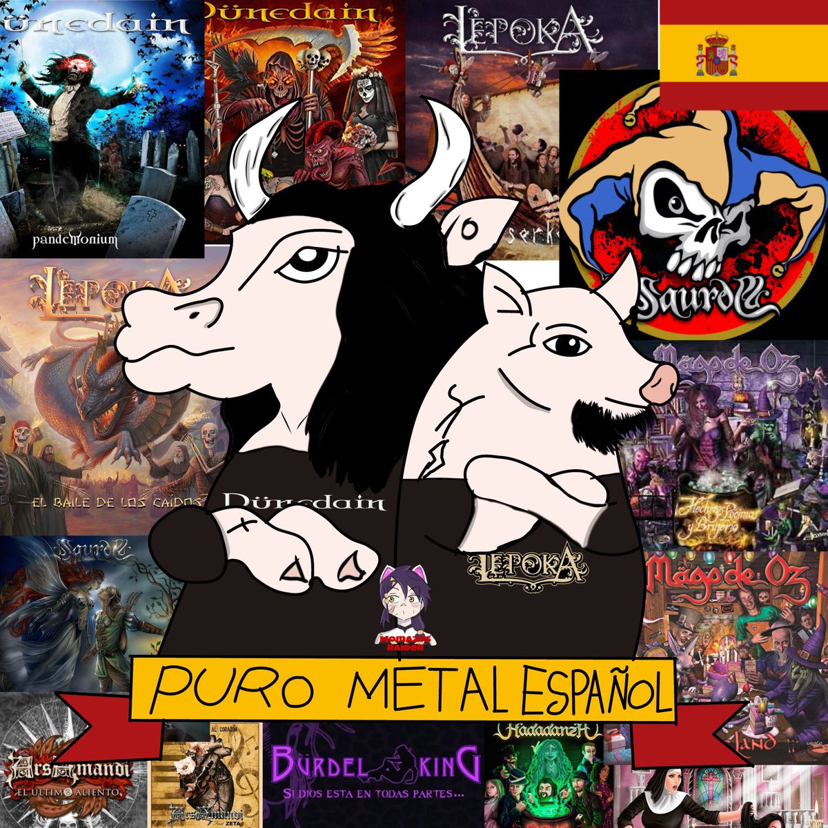 RAIDER3tnu's tweet photo. Ya desde hace 7 años nunca dejé de escuchar metal español, es lo mejor que he escuchado en mi vida.
#saurom #lepoka #etc https://t.co/hxPcYyPt75