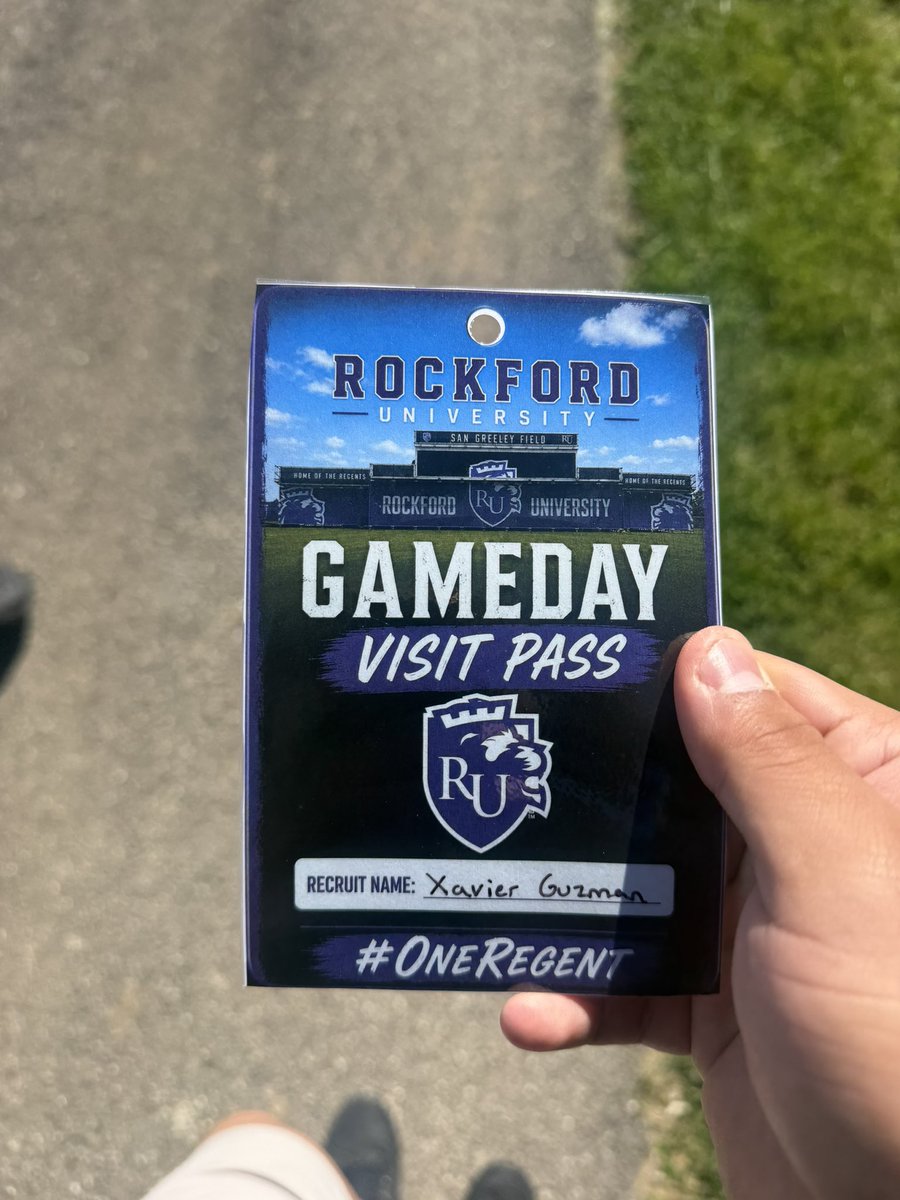 Xguzman50's tweet photo. Had an amazing game day visit seeing @RockfordUFB  compete. Thanks @CoachWintersRU @CoachNapper_ for having me out there. #blessed @CoachM_Willis @EDGYTIM @BCP_Football @PrepRedzoneIL https://t.co/00gv9rsgtI