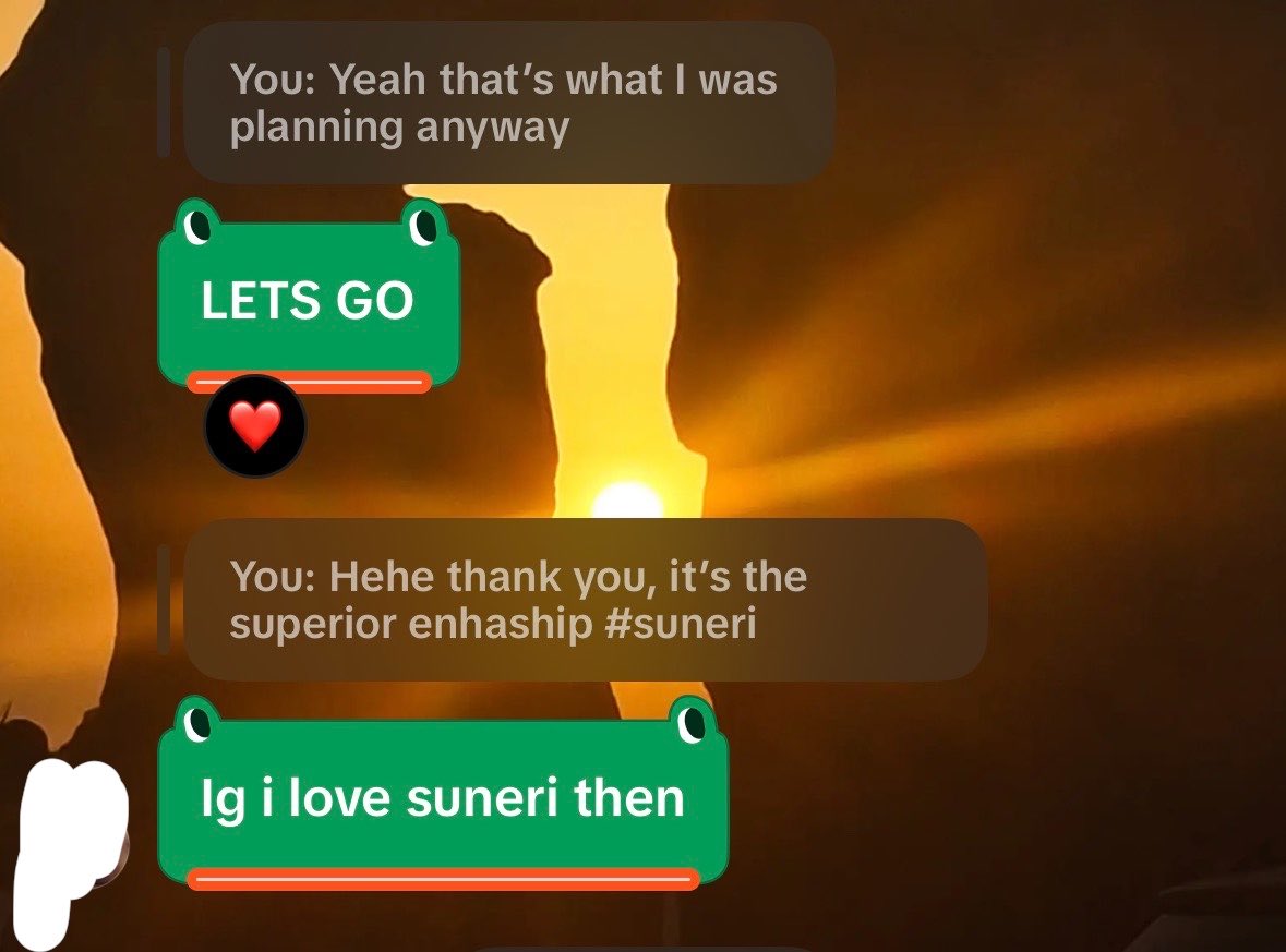 sunoosasscheek's tweet photo. #suneri spreading to non-stans I know that’s right 🙂↕️ https://t.co/a4SaFErjRK