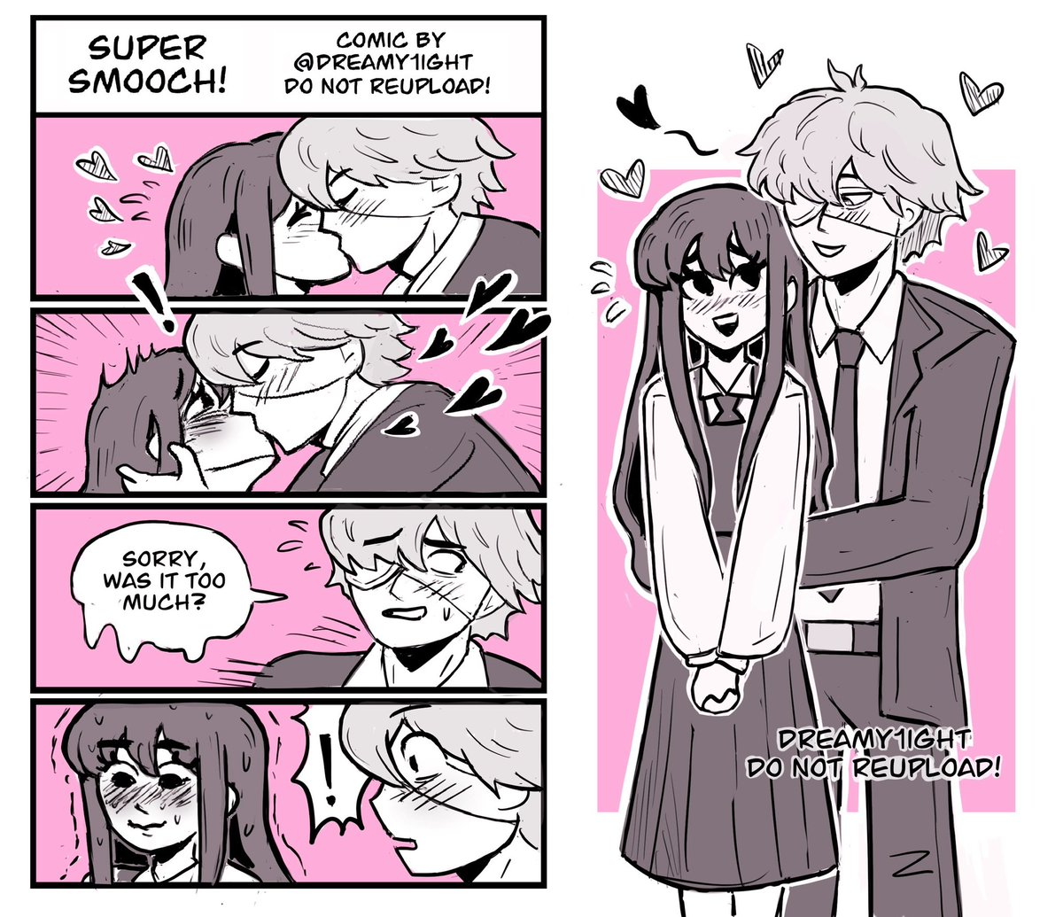 dreamy1ight's tweet photo. Super Smooch! #asaden mini comic 💞
#chainsawman #csm https://t.co/cQOybOgHys
