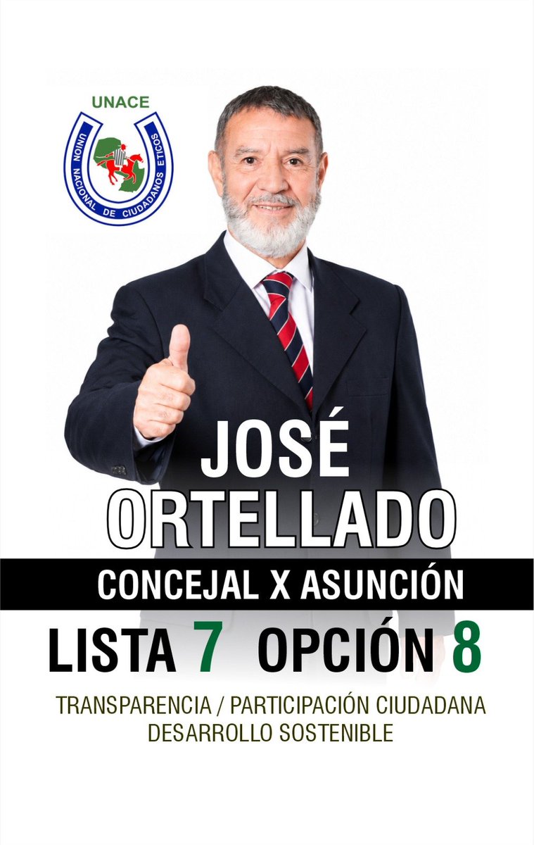 joseortellad's tweet photo. Asunción tiene que optar por nuevas gentes!!! 
Es mi compromiso con los asuncenos y con el país, trabajar con el ejecutivo municipal para construir, una ciudad ordenada, limpia y segura!! 
No permitiré manoseo a los funcionarios municipales!!! 
Habra cambios, pero será gradual!!! https://t.co/8Z45VN3q2b