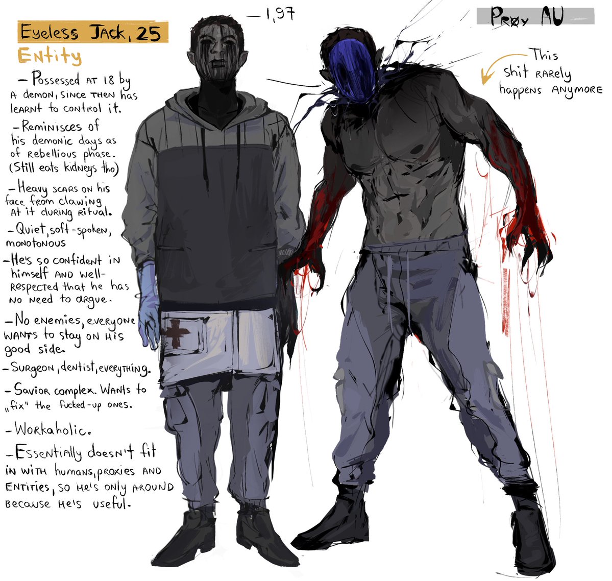 retro_quant's tweet photo. At last I finished Eyeless Jack’s design for the AU 
#creepypasta https://t.co/pjWqSJ5aR0