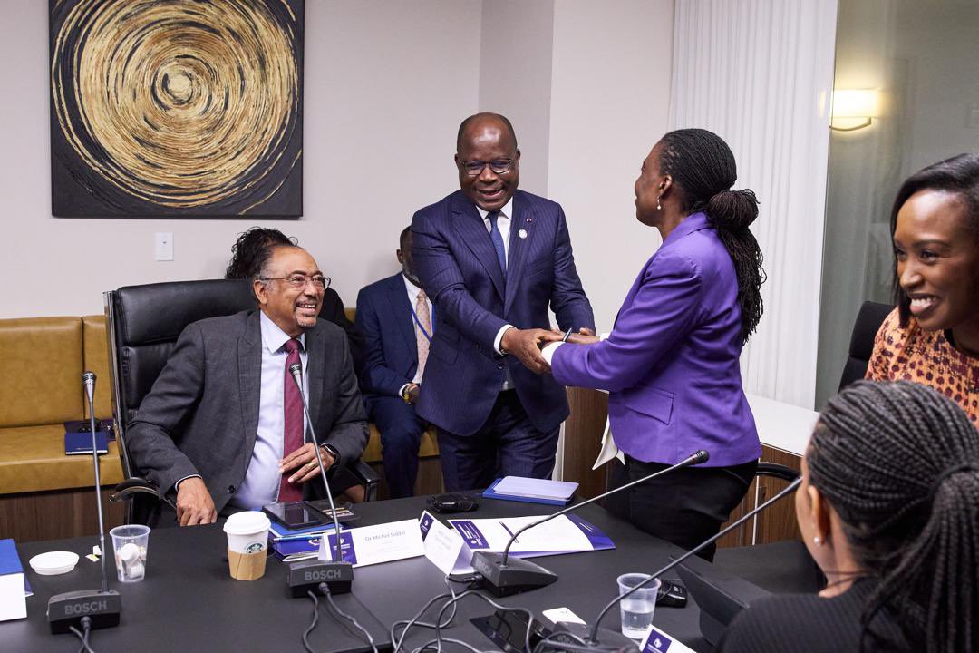 MichelSidibe's tweet photo. À New York, le Partenariat de #Ouagadougou a réuni ministres, institutions africaines et partenaires autour d’un enjeu décisif : préserver les acquis de la planification familiale dans un contexte de transition du financement.

Quand les financements évoluent, le leadership politique doit avancer : mobiliser davantage de ressources nationales, mieux les utiliser et transformer les engagements en actions. Pour que chaque femme puisse choisir son avenir. #PartenariatDeOuagadougou @MissBa @amma_twumamoah @Pierre_DIMBA @djoudalbaye @mshpguinee