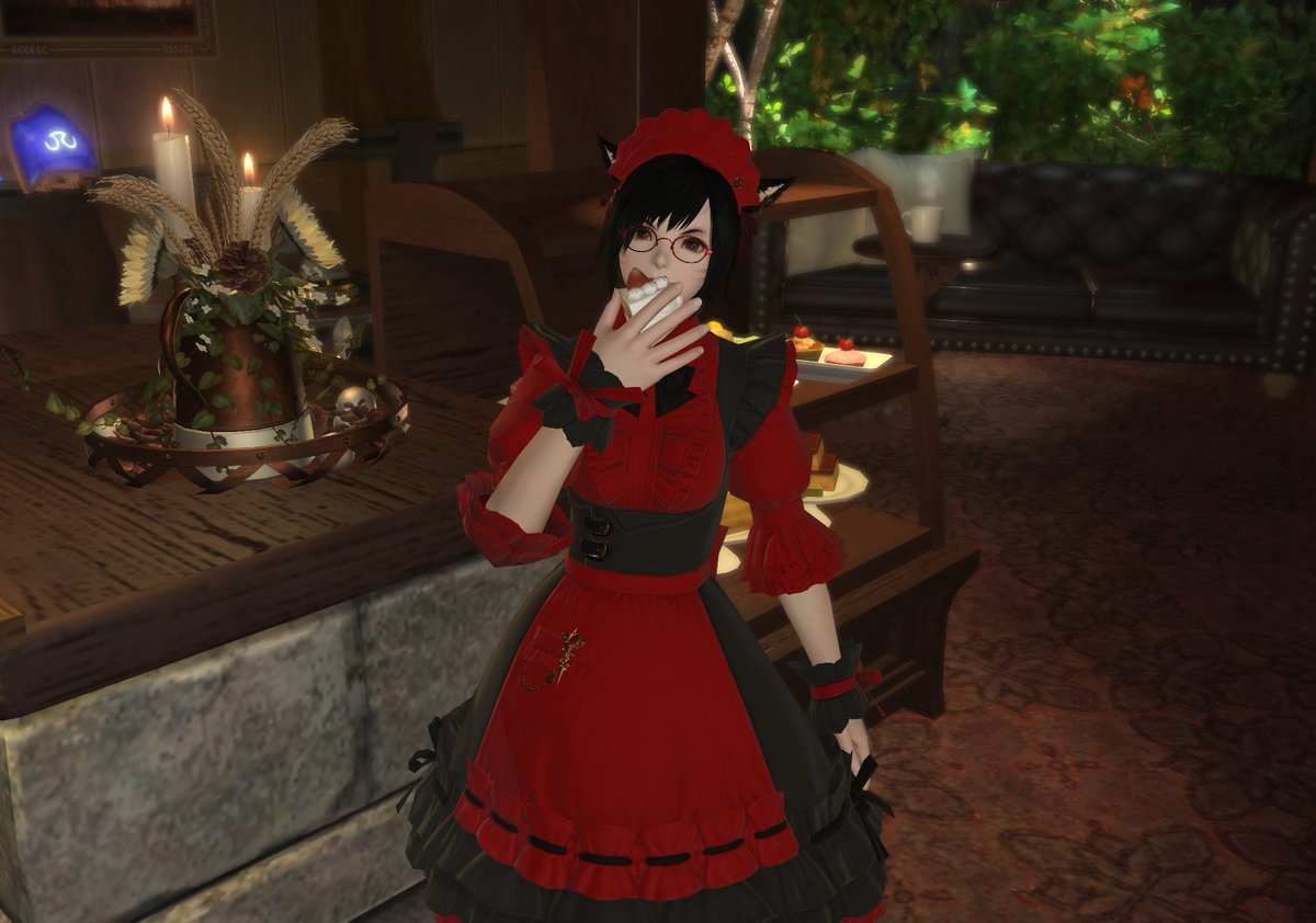 nontan_FF14's tweet photo. 朝からカフェでケーキ😋

#bartea4one #FF14 #ミコッテ
© SQUARE ENIX https://t.co/rsBwsmrnrK