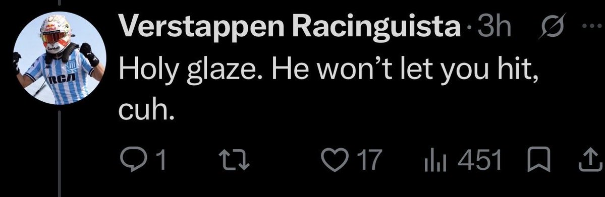 alex_norizz's tweet photo. @VerstappenAKD This you? Be a cunt all you want but don’t be a dumb one. Surely even a low iq’d savage such as yourself could see how your response brought on my reply. https://t.co/rf4uK6PmJu