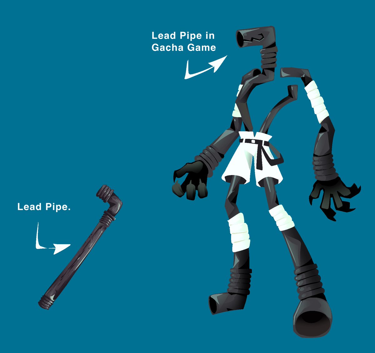 deeoxie's tweet photo. Oomf paid me 5 dollars to gachafy a Lead Pipe https://t.co/BBU7mrSzXQ