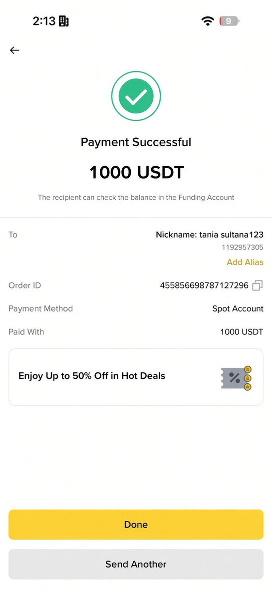Aiwithpoonam's tweet photo. Sent another $500 to UID 289101632 and 905529585 🔥

I will send $500 to 5 more people today 🤑

Comment your Binance UID or wallet address b https://t.co/sq0ankgRxF