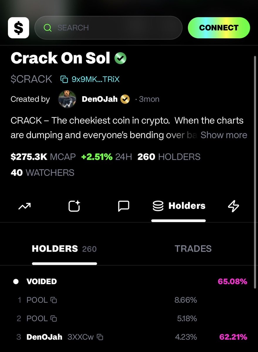 DuncanDunkk's tweet photo. Are you seeing the similarities yet?

If you like $CRACK at 270k.

9x9MKbh5pq8fsTAH6fpSi17UuBgGNAVJPwMYTyXLTRiX

You’ll love $Shocker at 37k.

E6LwzUpR2NsdUzAiGzZb1K5PbffkXANagXHt1R4BTRiX

Just ask @DenOJah, he holds 4.7%.

SEND EVERYTHING ON @trix_mrkt TO MILLIONS, WITH HASTE! https://t.co/KL9lPkKTcV