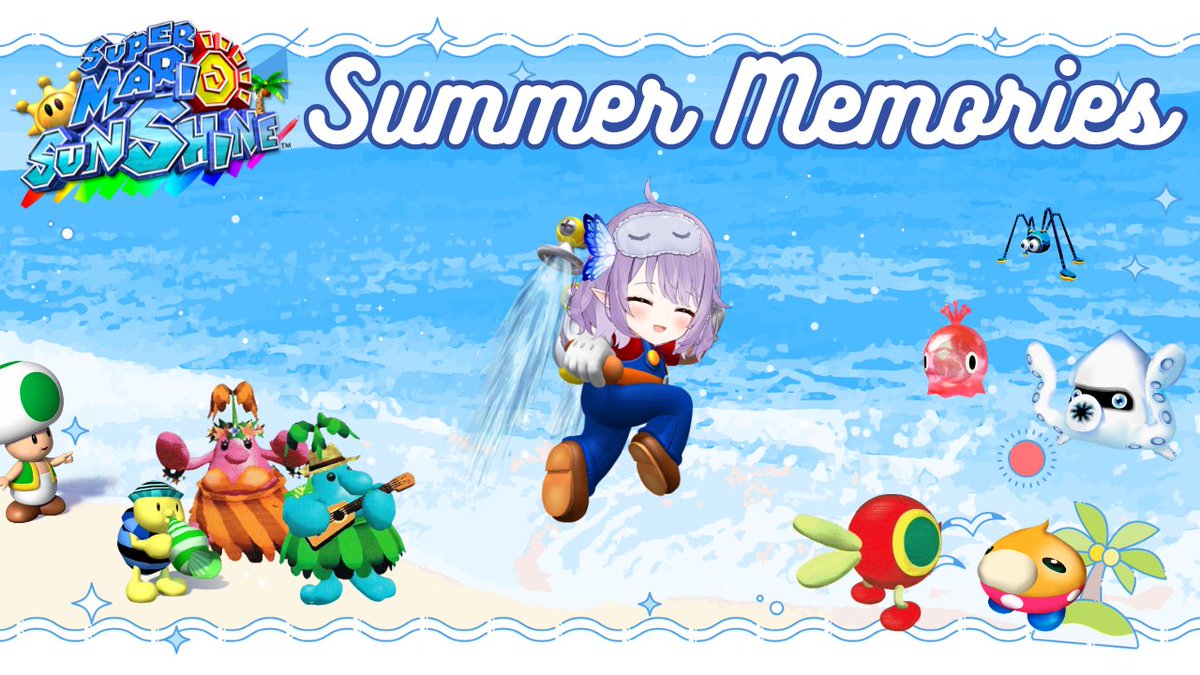 yumanea_'s tweet photo. to commemorate finishing Super Mario Sunshine, a selection of thumbnails!

goodbye and thank you to summer 🌞 https://t.co/oI8C75gnAb