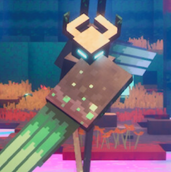 NuCaloric's tweet photo. I like how you can tell which mobs were designed by the Minecraft Dungeons team and which were bullshit designed by the core Minecraft one https://t.co/M6cKTsPLUh