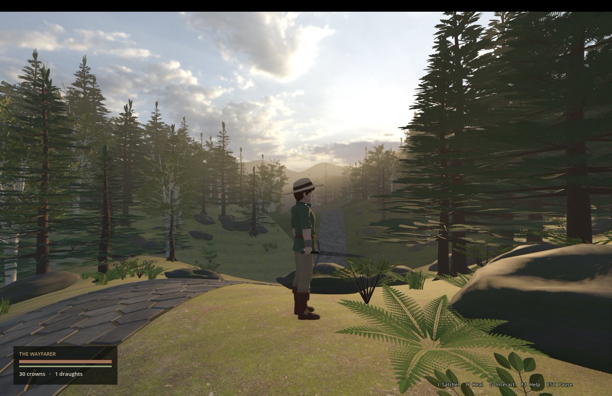 TimofeySukh's tweet photo. MID-DAY UPDATE. NEW PERSPECTIVE.
The village is moving to third person. The character is finally on the screen, with a whole forest to explore beyond the streets.
Still Day 1. More tonight 👀 https://t.co/5pm5dKXKQ1