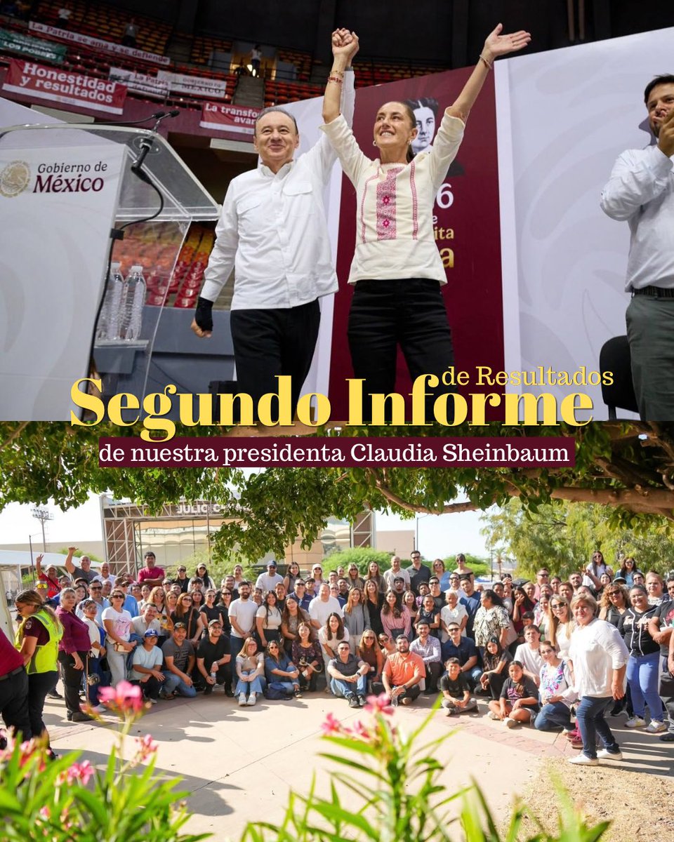 PaulinaOcanaE's tweet photo. ¡A seguir con todo, equipo! Apoyando siempre a nuestra presidenta @Claudiashein y a nuestro gobernador @AlfonsoDurazo. Gracias por estar, por sumar y, sobre todo, por ponerle tanto corazón a lo que hacemos. ❤️ https://t.co/HES9Zbj4Tt