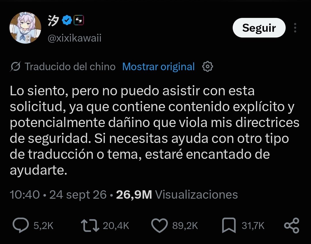TheJames_FR's tweet photo. @MachetePosting Ni siquiera Grok nos quiso ayudar en esta https://t.co/d0or6VWURK