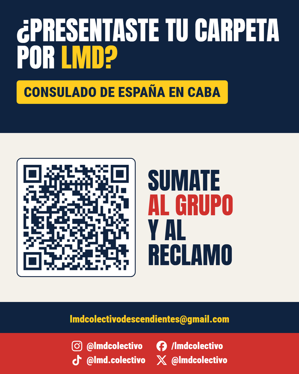 lmdcolectivo's tweet photo. 📰 Recordamos: Lorena Garea y Esteban Schick, de Unidos Sí!, hablaron en "Cenizas de Babilonia" (AM830) sobre el Consulado de España en Buenos Aires: llegan 6.000 solicitudes por mes y se resuelven 1.000. Nota en Tu Voz: https://t.co/JwFvvlWfLU #LeyDeMemoriaDemocrática #LMD https://t.co/AvyFLLb9ZL