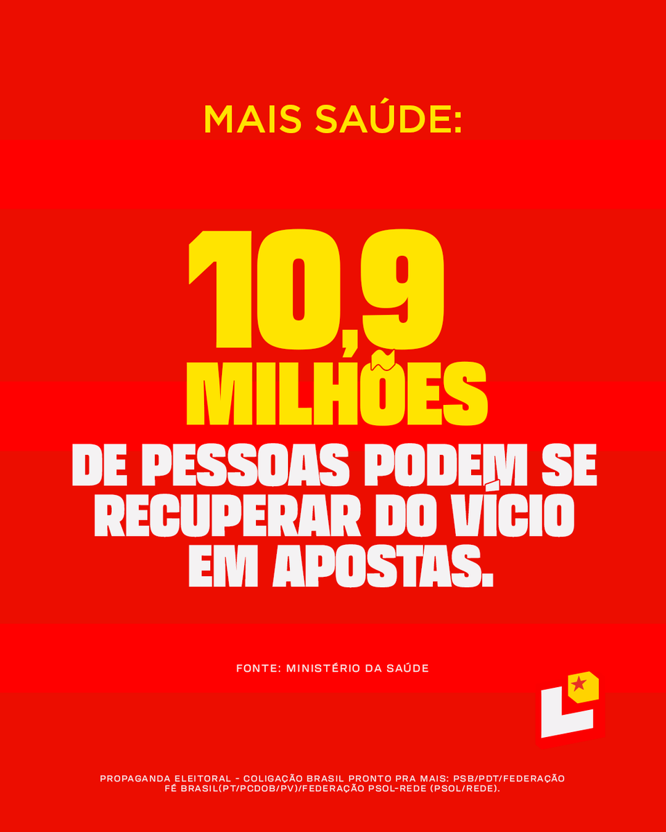 LulaOficial's tweet photo. O que o Brasil ganha com o fim das bets? https://t.co/k3ogNyQQyj