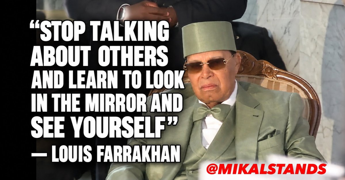 Mikalstands's tweet photo. @LouisFarrakhan aint never lied! 
All truth 👇🏽👇🏽👇🏽 https://t.co/lGyq6RvEwe