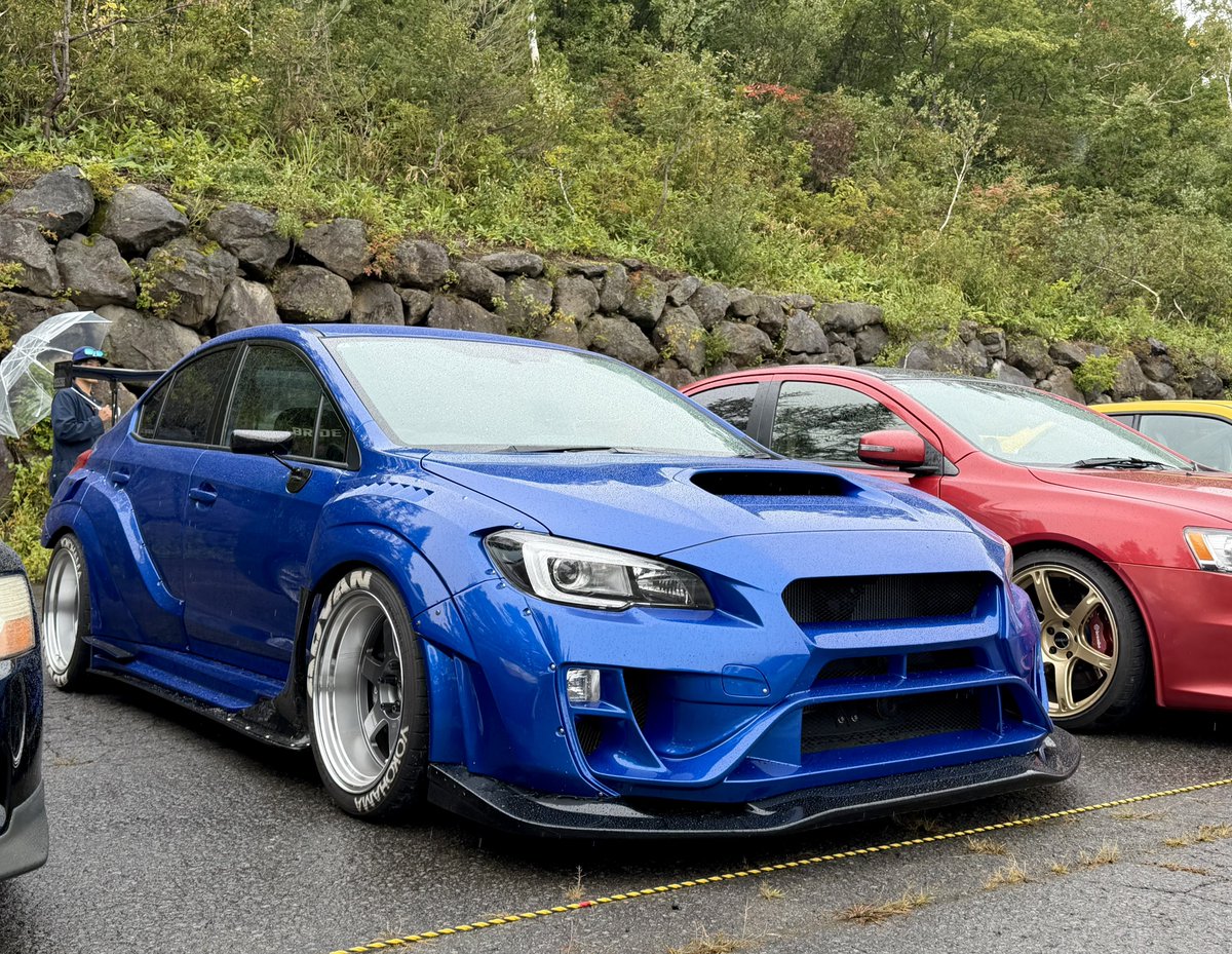 Subaru555Grb's tweet photo. #志賀オフ２０２６ 
リア周りが特になんじゃこりゃ〜🤣🤣🤣
驚愕のカスタムのVA💙君
カッコ良かった😍 https://t.co/yuA7ND94EV