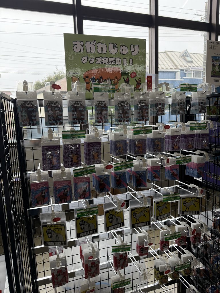 ogawa_juri's tweet photo. 【お知らせ】

本日よりJR船橋法典駅臨時改札口の
特設ブースにて
おがわ商店のグッズが
販売されることになりました！
またNewDays府中本町店でも
販売開始しております
上半期最初のGI
スプリンターズSで
現場も大いに盛り上がっていると
思いますので是非是非
お立ち寄りくださいませ！ https://t.co/ToQ79Op9FY
