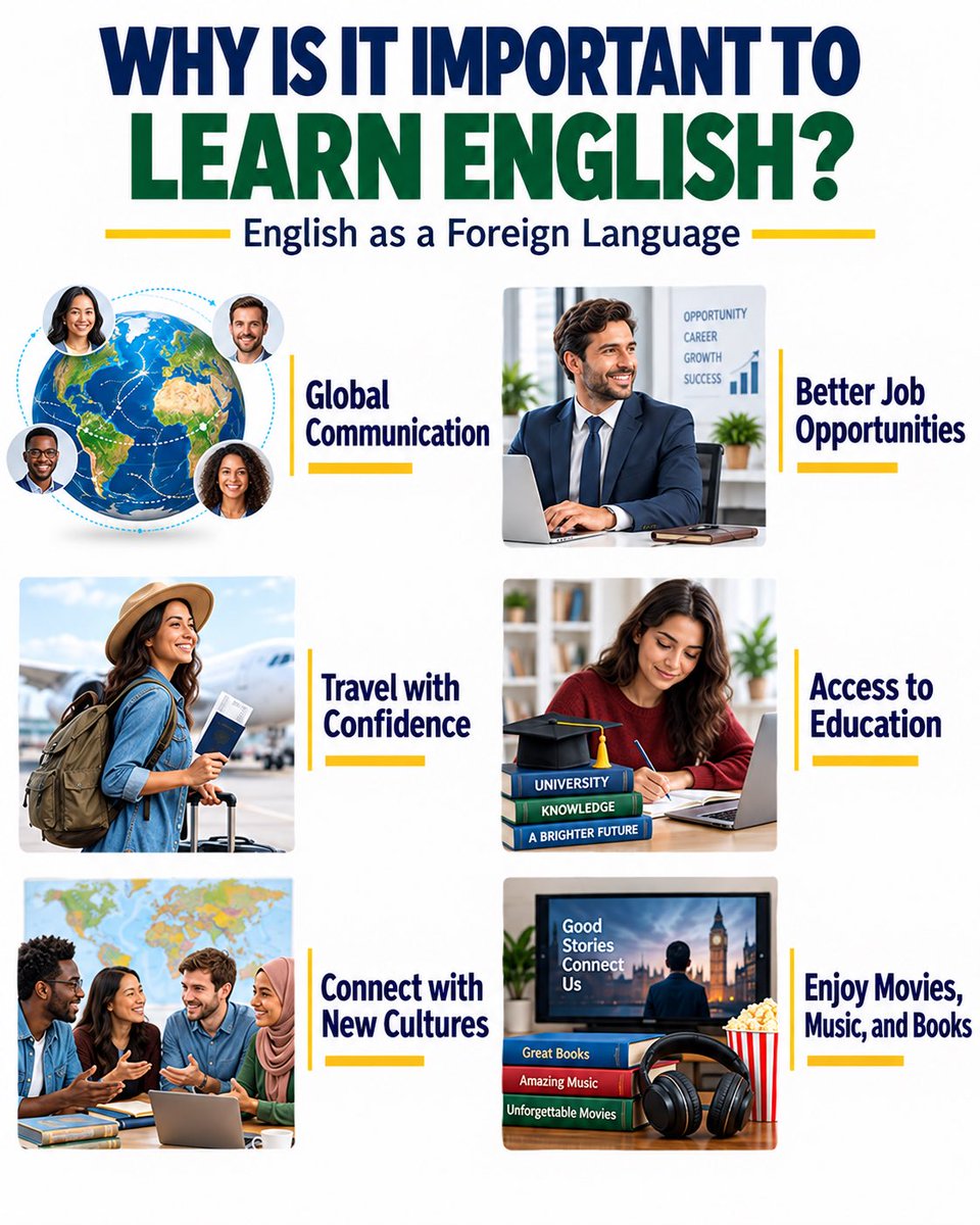 EngFluentLearn's tweet photo. 🌍🇺🇸 ¿Por qué es tan importante aprender inglés con EngFluentLearning?
Descubre las increíbles ventajas que te esperan, desde mejores oportunidades laborales hasta viajar con confianza. 👉💾
👇 ¿Cuál es tu razón principal para aprender inglés? ¡Cuéntanos en los comentarios!
#EFL https://t.co/3iLp0alzEd