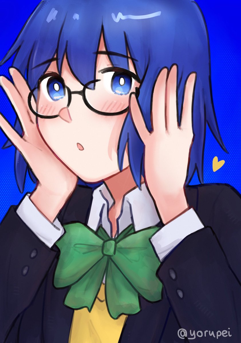 yorupei's tweet photo. my senpai can’t be this cute https://t.co/dU2KrbGOlH