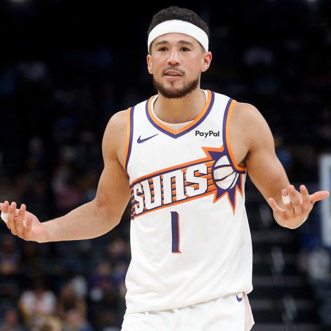 PHNX_Suns's tweet photo. A couple of writers at Sports Illustrated believe the Phoenix Suns will MISS the Playoffs — in favor of the Jazz &amp;/or Pelicans...

The Suns did ultimately average out at 8th place in SI's 3-writer Western Conference standings predictions, at 42-40.

Thoughts? 🤔💭 https://t.co/UKeK2qSIwT