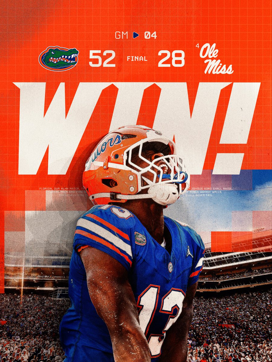 GatorsFB's tweet photo. LOCKED THE GATES https://t.co/RAHKW46kpj