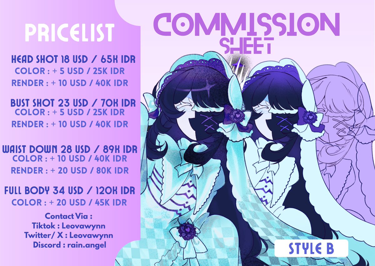 leovawynn's tweet photo. c0mmissions are BACK in town!! 👀 joys! 

♡ + 🔃 appreciated! 

#commissionopens #artidn https://t.co/8YHUbGVSlk