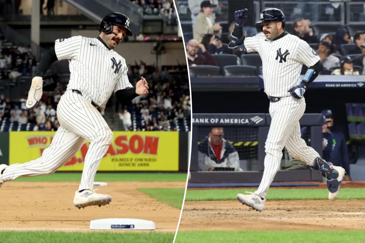nypost's tweet photo. Austin Wells' season went from lifeless to surging right when Yankees needed it https://t.co/vFOlAXj2JV https://t.co/biSGav6ADs