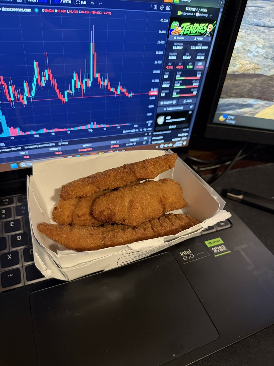 scudsbtc's tweet photo. Day 73 of posting $TENDIES till we flip the price of a chicken tendie https://t.co/GPeaONAHxo