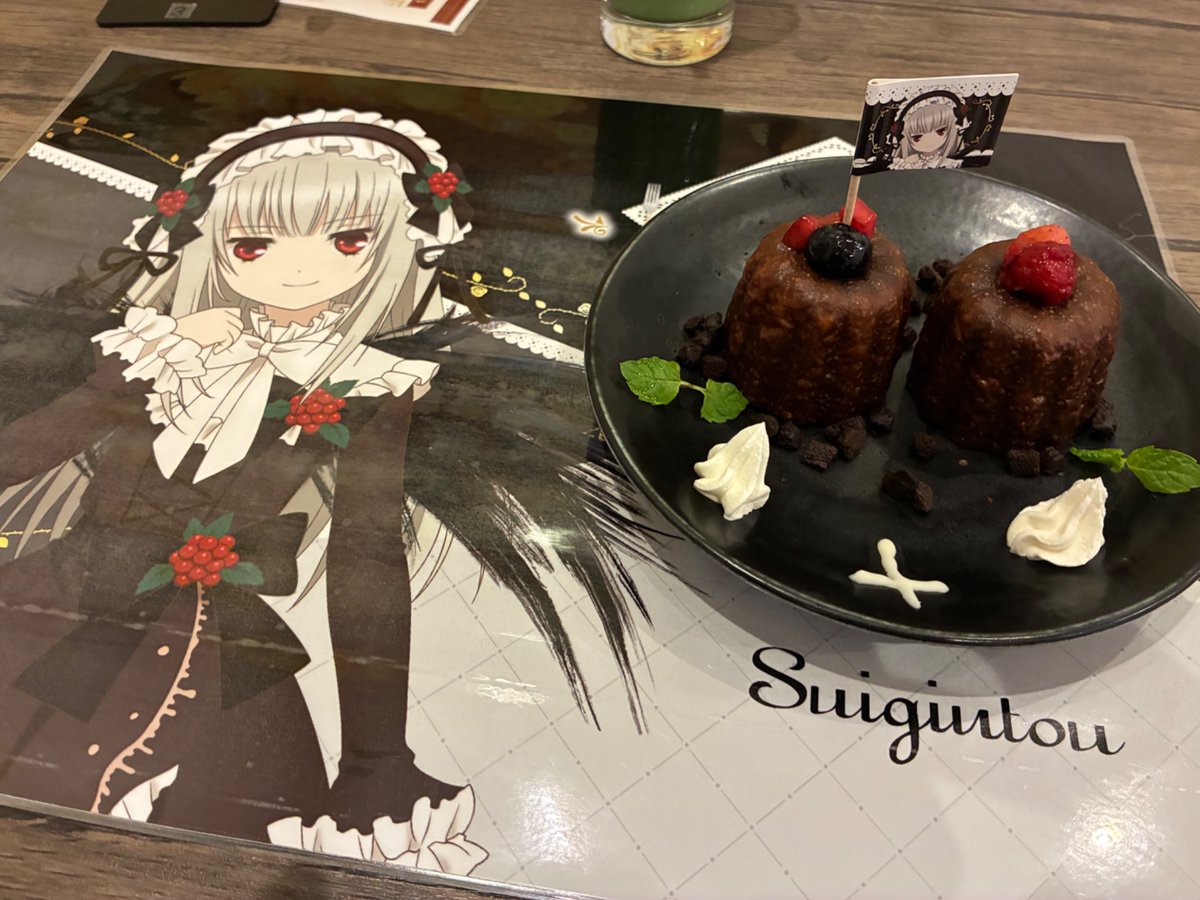 Kgr_kgrn's tweet photo. 大阪日本橋のローゼンメイデンコラボカフェ
昨日行ってきた https://t.co/6sLE7iHvJR